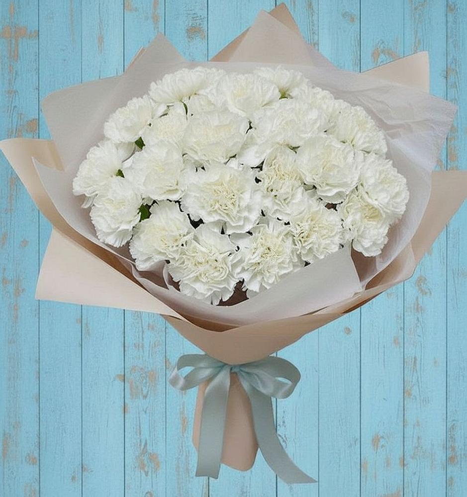 Букет цветов из: Гвоздики в Озеке-Суате