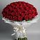 Букет 101 Красная роза Блэк Мэджик в Озеке-Суате