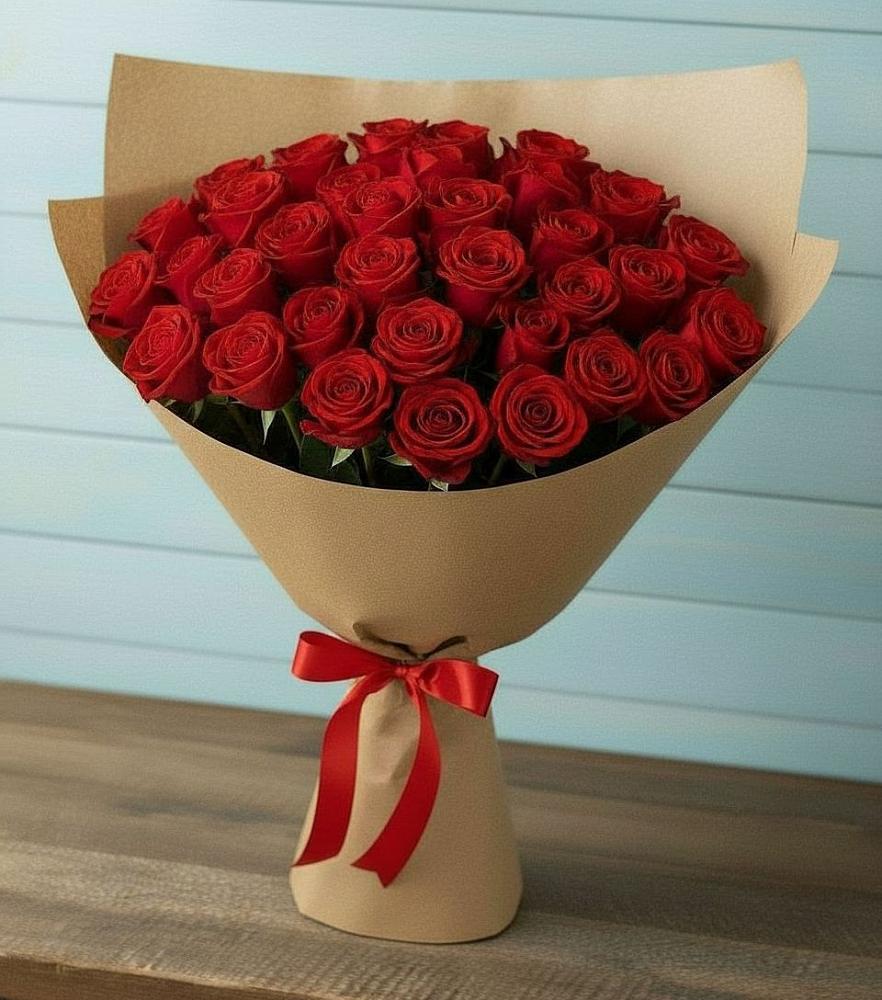 Букет Красные розы Милано в Озеке-Суате