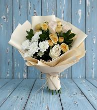Букет цветов из:  Розы и Хризантемы в Озеке-Суате