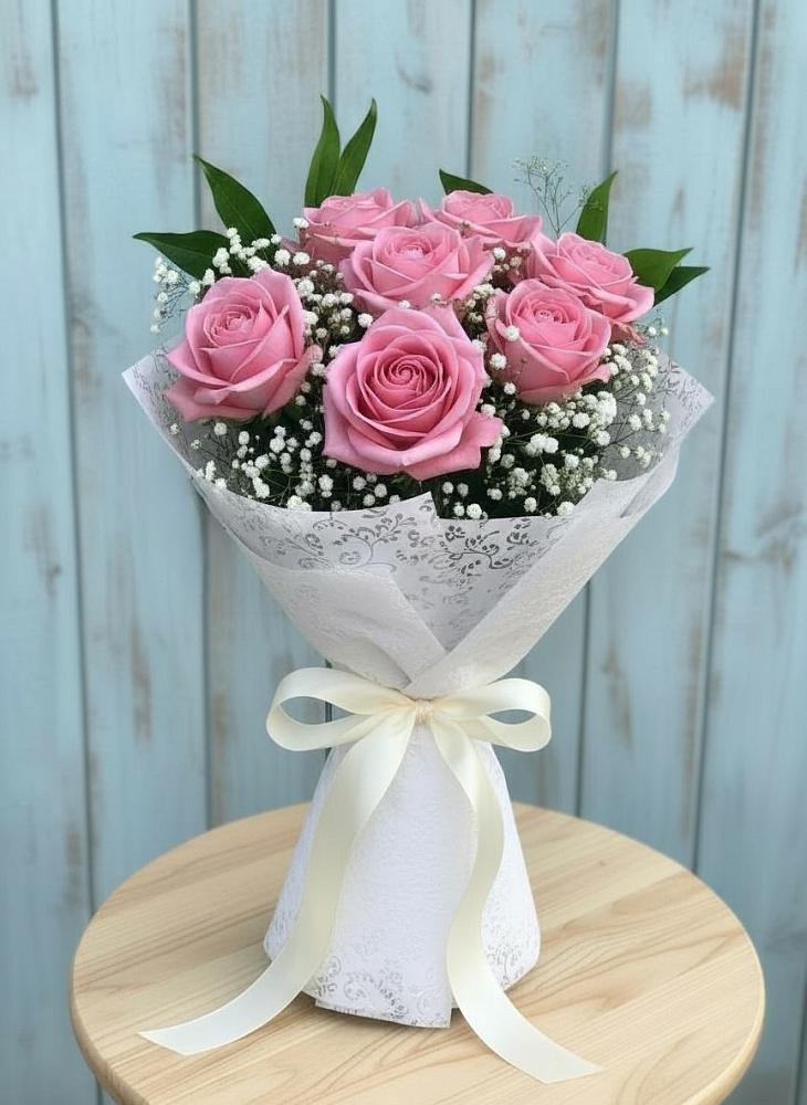 Букет цветов из: Розы в Озеке-Суате