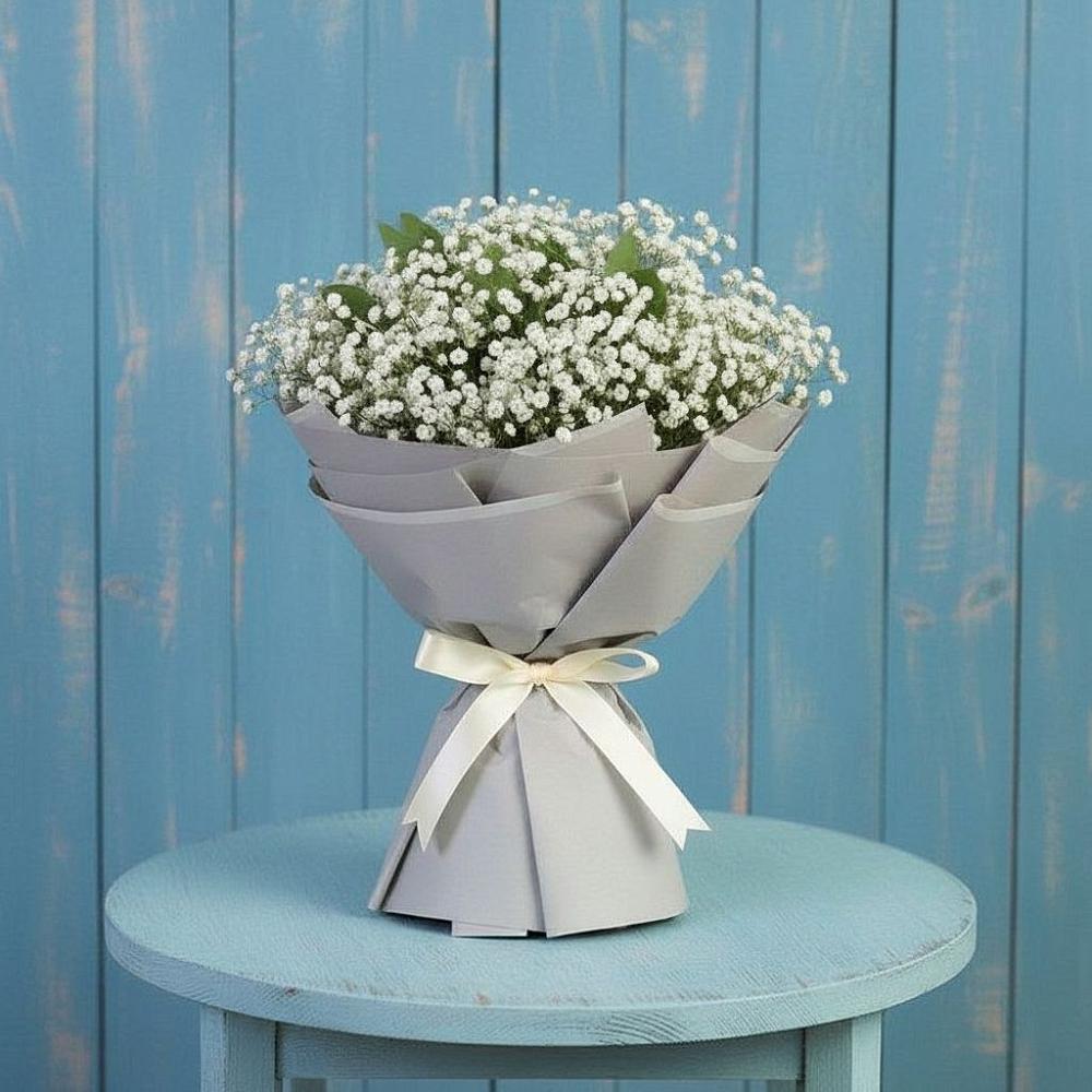 Букет цветов из: Гипсофила в Озеке-Суате