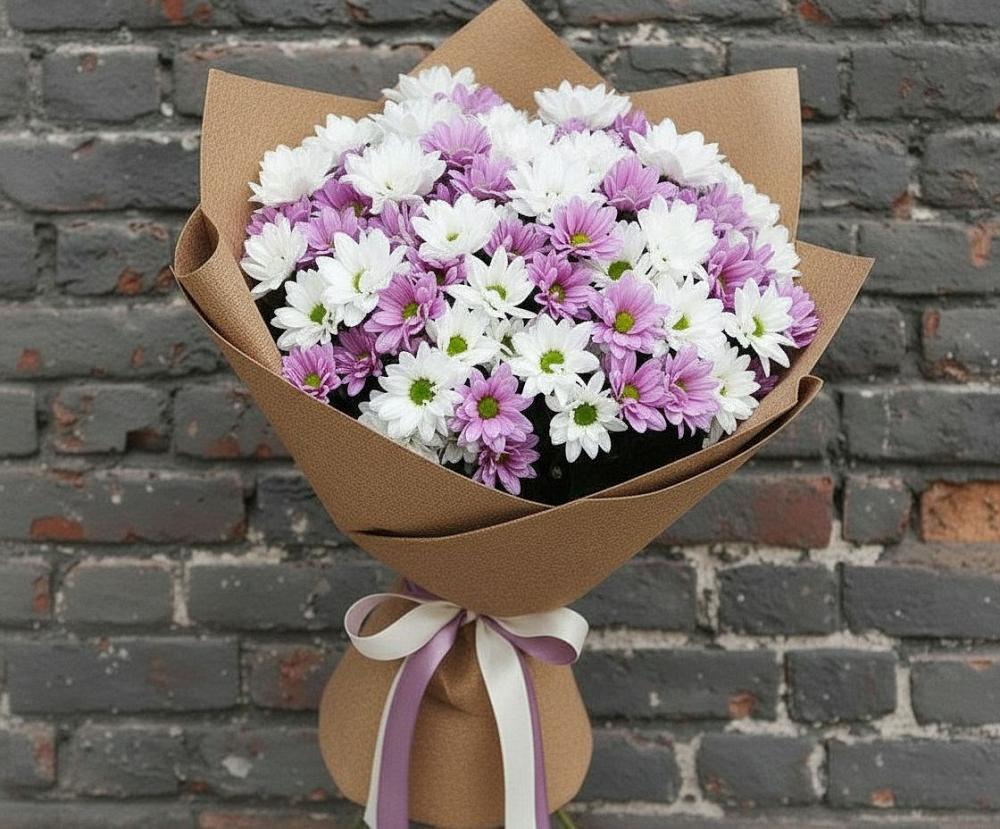 Букет цветов из: Хризантемы в Озеке-Суате