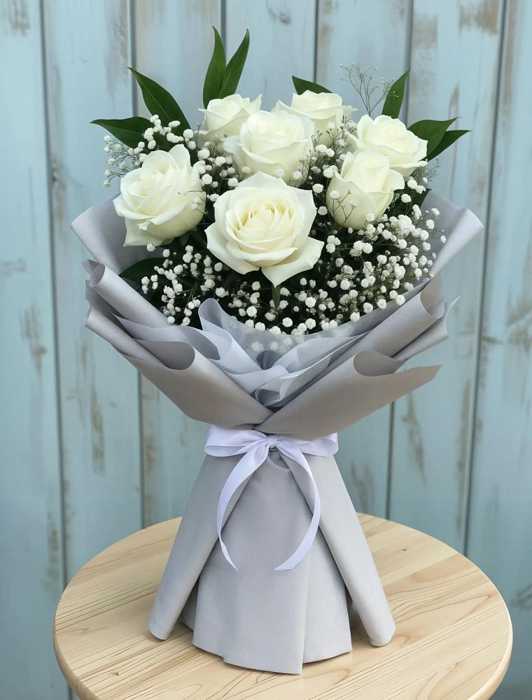 Букет цветов из: Розы в Озеке-Суате