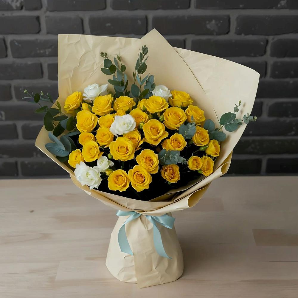 Букет цветов из: Розы в Озеке-Суате