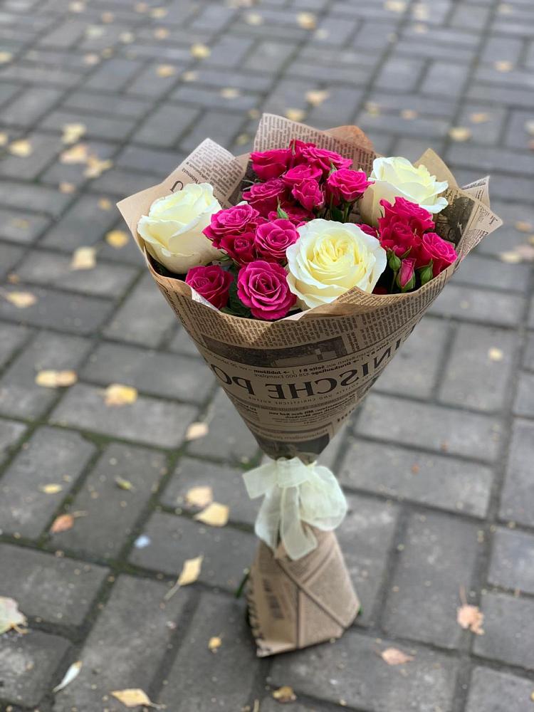 Букет цветов из: Розы в Озеке-Суате